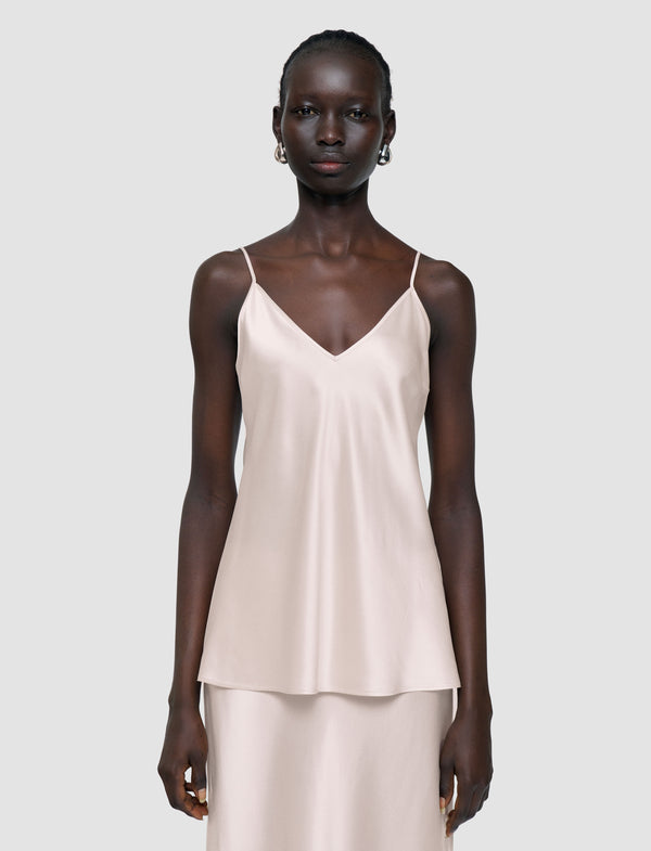 Joseph Clea Silk Satin Camisole Rose