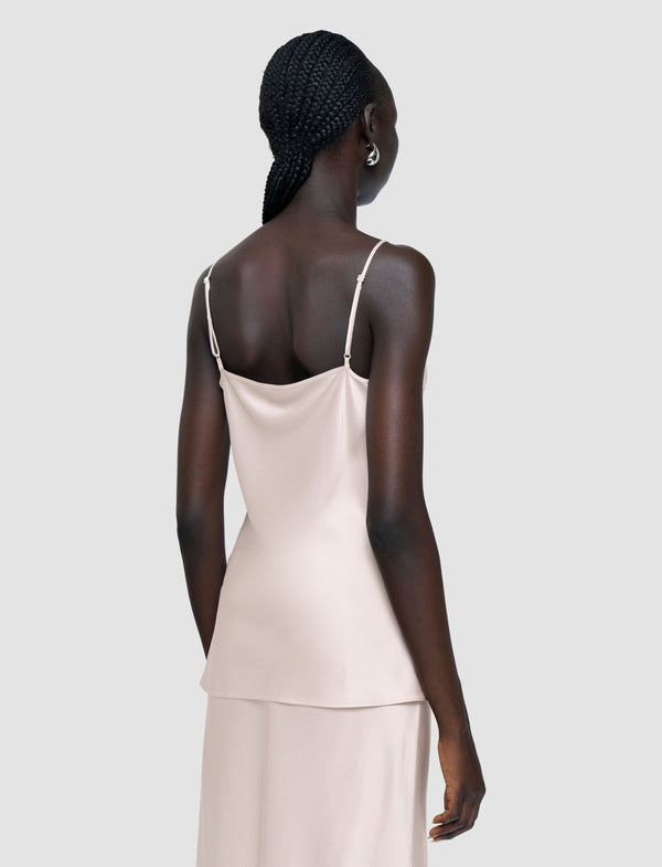 Joseph Clea Silk Satin Camisole Rose