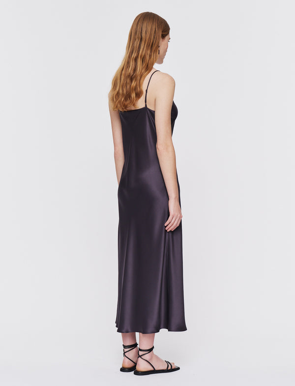Joseph Clea Silk Satin Dress Aurora