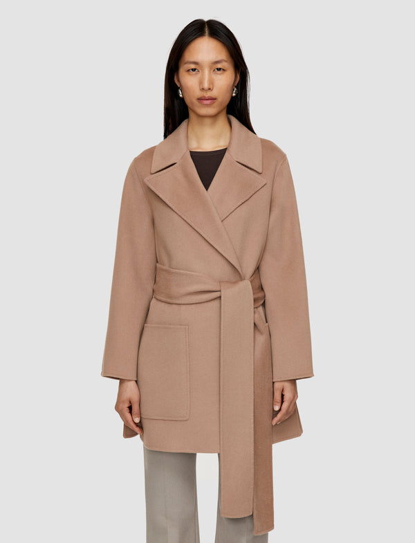 Joseph Clemence Double Face Cashmere Coat Blusher