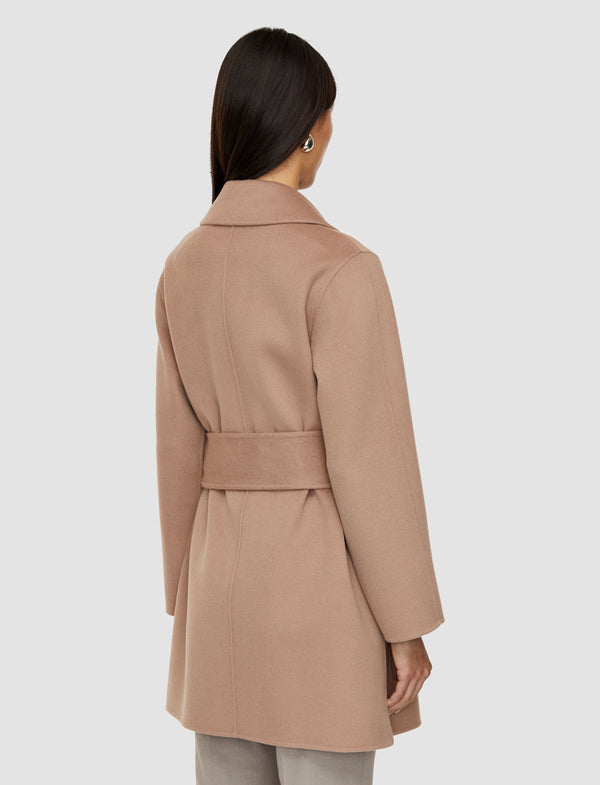 Joseph Clemence Double Face Cashmere Coat Blusher