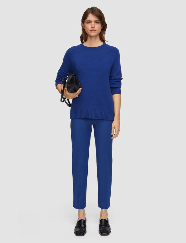 Joseph Coleman Bi-Stretch Toile Trousers Cobalt