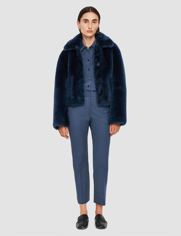 Joseph Coleman Gabardine Stretch Trousers Harbour