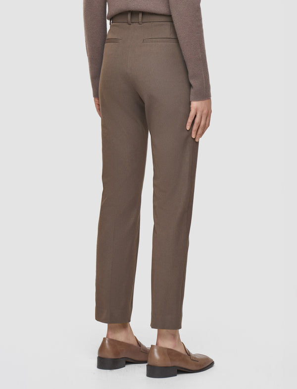 Joseph Coleman Gabardine Stretch Trousers Mushroom