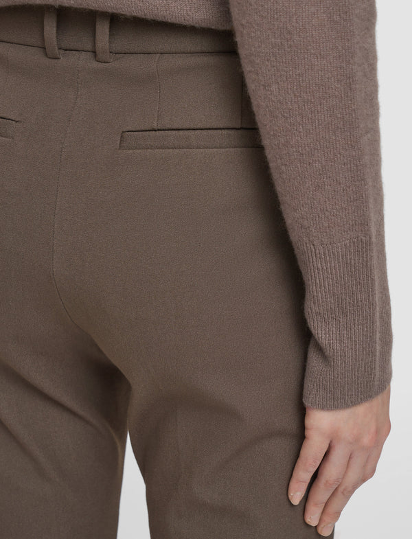 Joseph Coleman Gabardine Stretch Trousers Mushroom