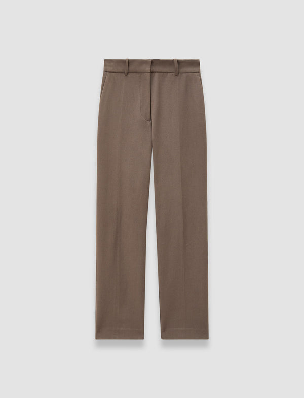 joseph Coleman Gabardine Stretch Trousers Mushroom