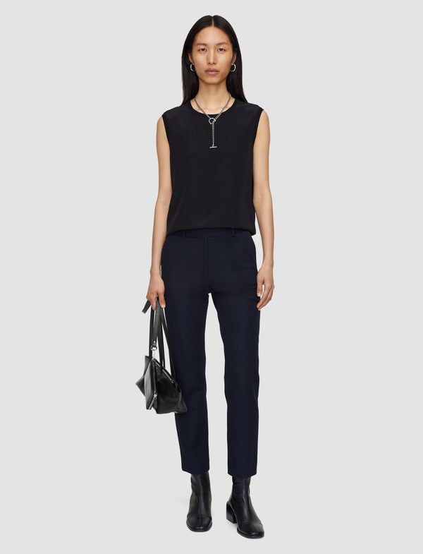 Joseph Coleman Gabardine Stretch Trousers Navy