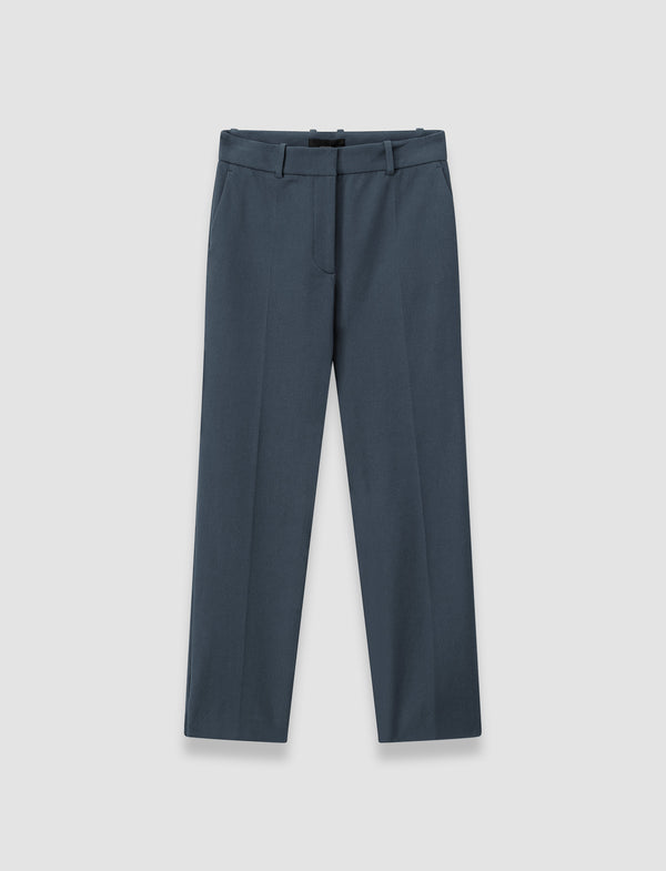 joseph Coleman Gabardine Stretch Trousers Smoke