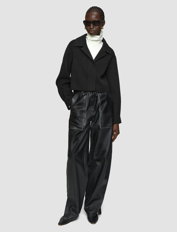 Joseph Collin Light Double Face Jacket Black