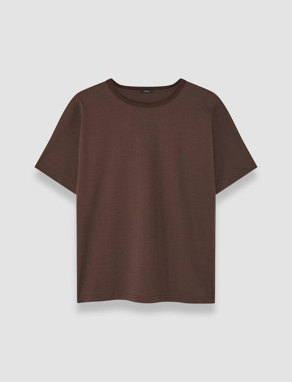 joseph Comfort Cotton T-Shirt Ebony