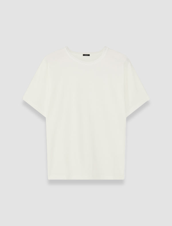 joseph Comfort Cotton T-Shirt Ivory
