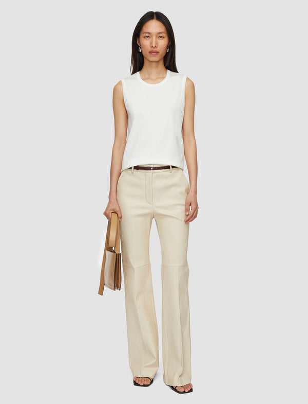 Joseph Comfort Cotton Tank Top Ivory