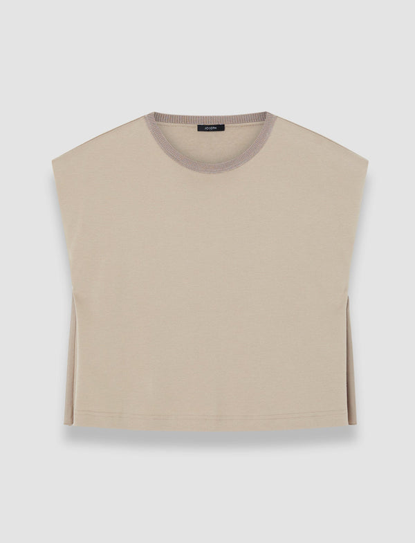 joseph Cotton Poplin Jersey T-Shirt Escargot