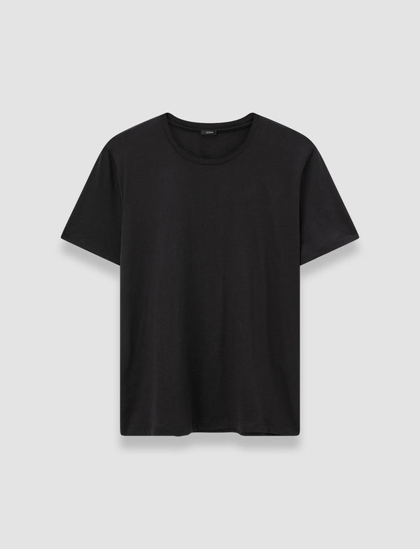 joseph Cotton Silk Jersey T-Shirt Black