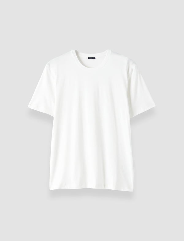 joseph Cotton Silk Jersey T-Shirt White