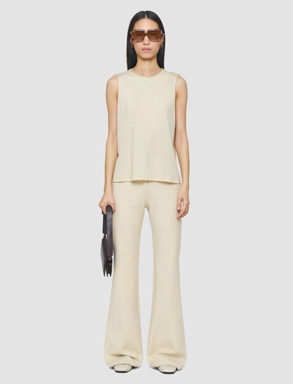 Joseph Cotton Silk Jersey Tank Top Affogato