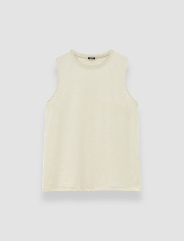 joseph Cotton Silk Jersey Tank Top Affogato