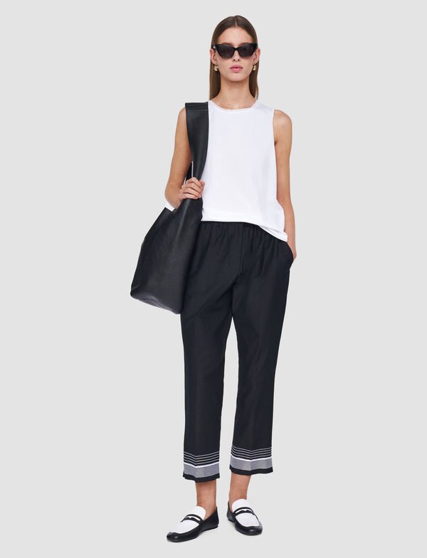 Joseph Cotton Silk Jersey Tank Top White