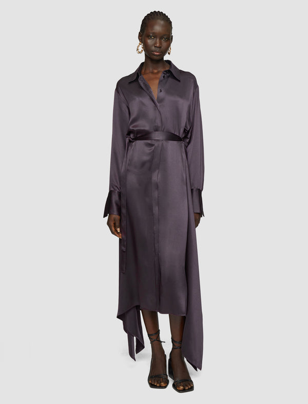 Joseph Cyprien Silk Satin Dress Aurora