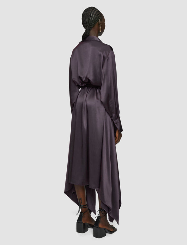 Joseph Cyprien Silk Satin Dress Aurora