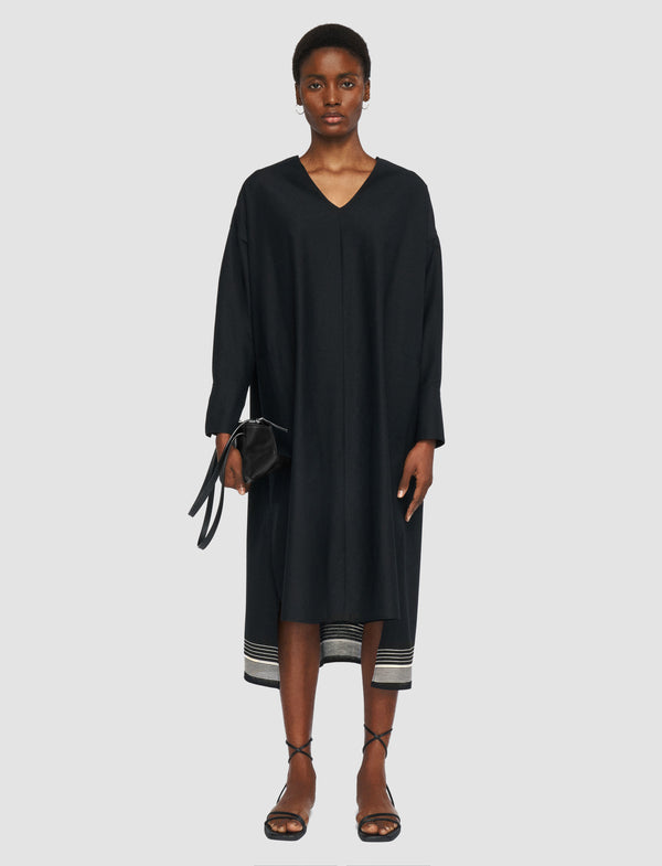 Joseph Dalamo Cotton Blend Dress Black