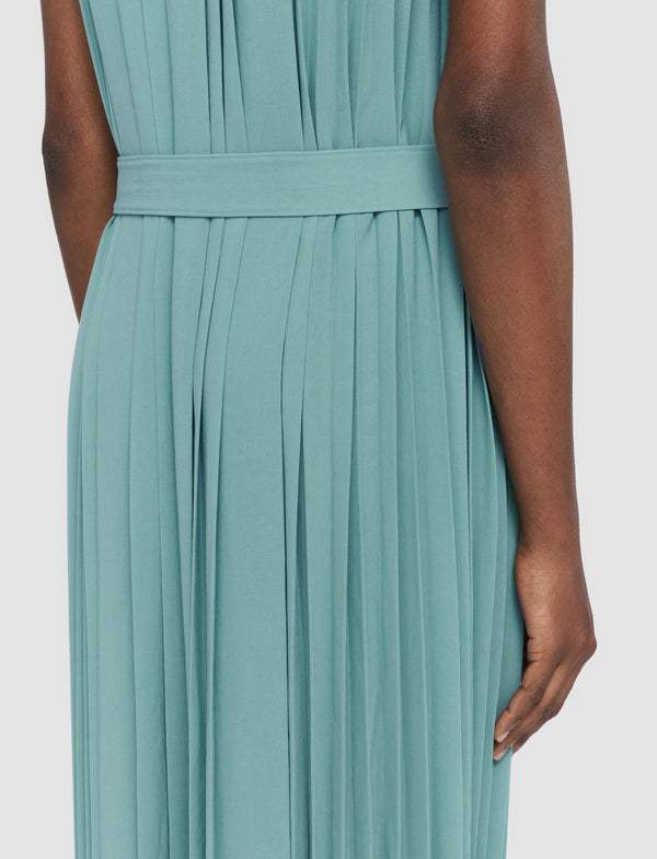Joseph Davide Airy Plissé Dress Lagoon