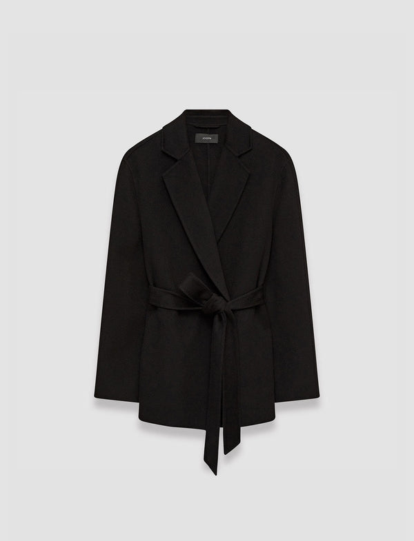 joseph Double Face Cashmere Cenda Coat Black