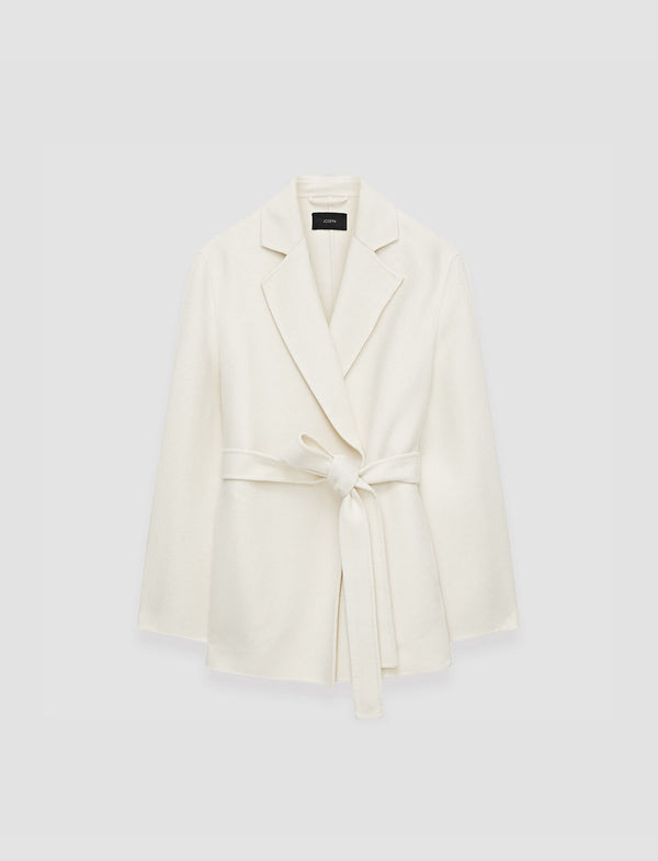 joseph Double Face Cashmere Cenda Coat Ivory