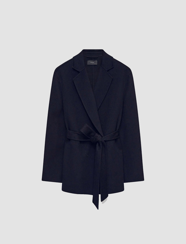 joseph Double Face Cashmere Cenda Coat Navy