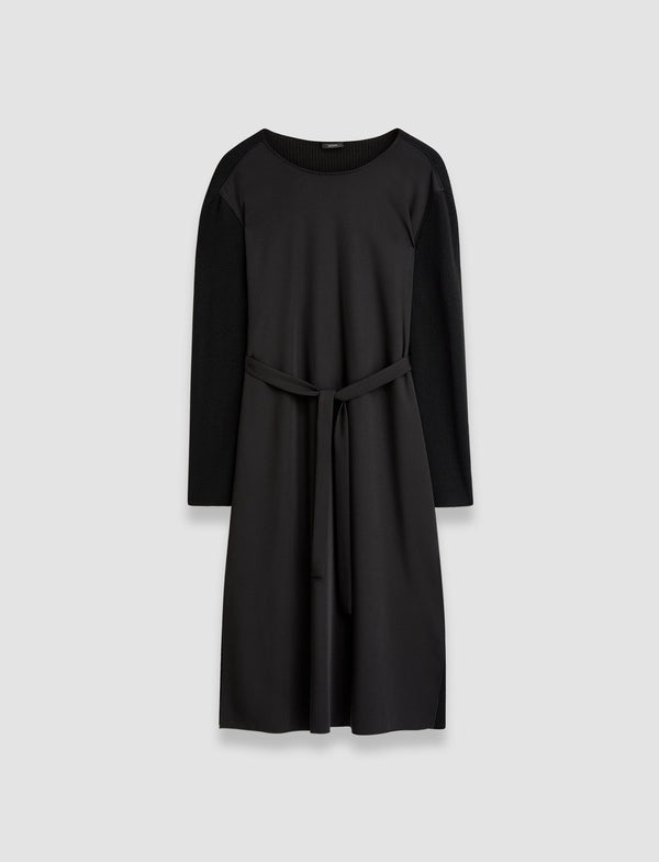 joseph Drapy Cady Didot Dress Black