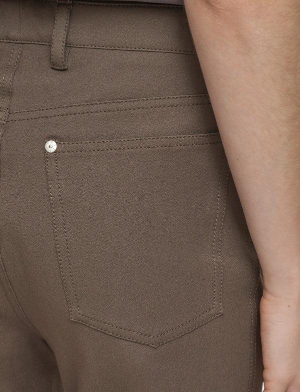 Joseph Duke Gabardine Stretch Trousers Mushroom