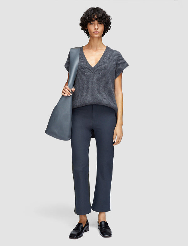 Joseph Duke Gabardine Stretch Trousers Smoke