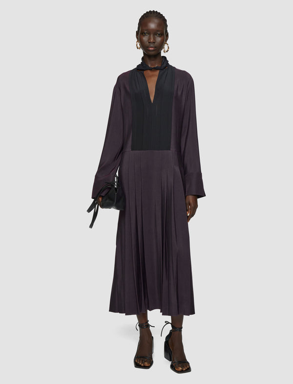 Joseph Duris Evening Silk Blend Dress Aurora