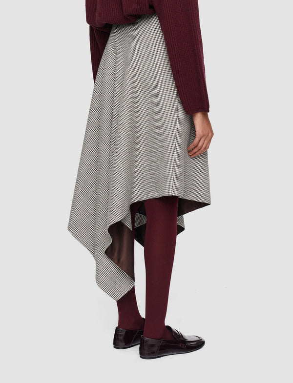 Joseph Fluid Mouline Duparc Skirt Ivory/Arabica