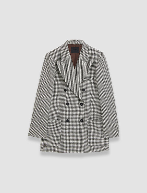 joseph Fluid Mouline Leandre Jacket Ivory/Arabica