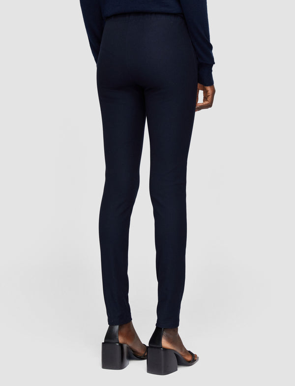 Joseph Gabardine Stretch Leggings Navy