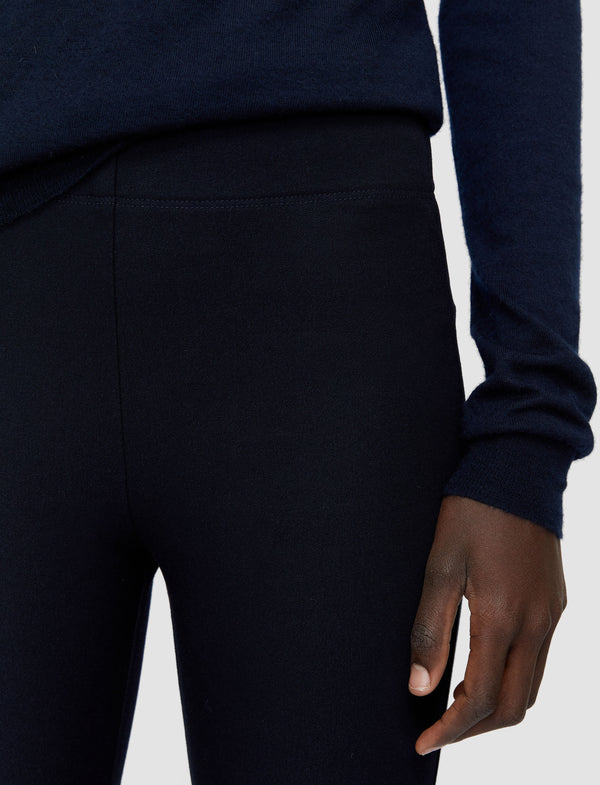 Joseph Gabardine Stretch Leggings Navy