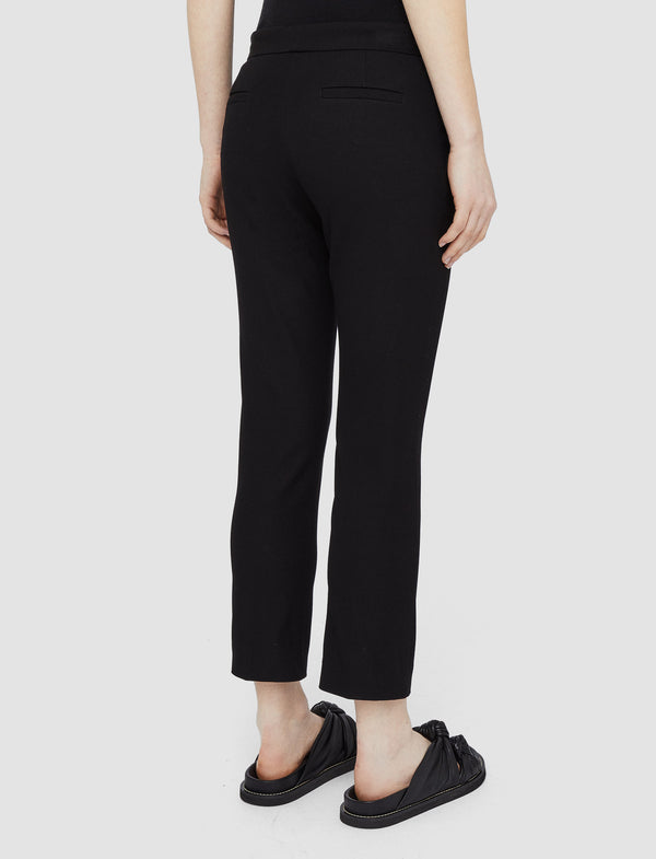 Joseph Gabardine Stretch Queen Trousers Black
