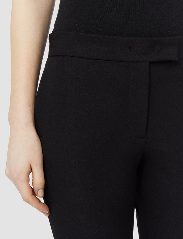 Joseph Gabardine Stretch Queen Trousers Black