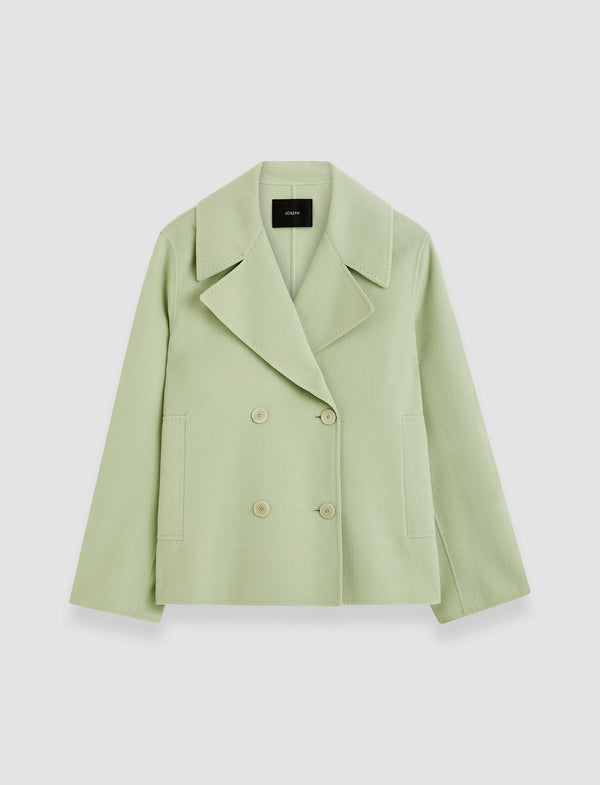 joseph Gilkes Light Double Face Jacket Matcha