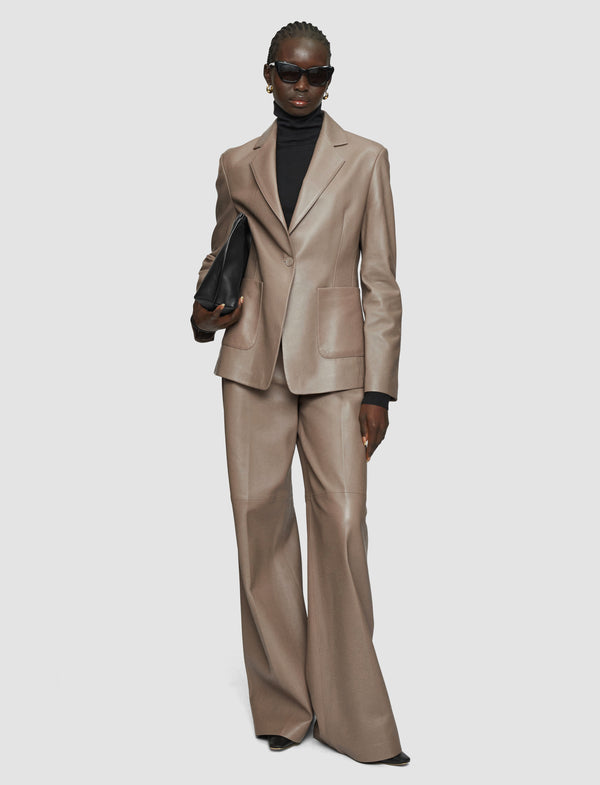 Joseph Glenview Nappa Leather Jacket Escargot