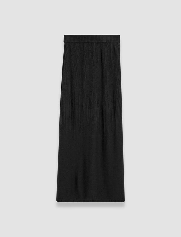 joseph Gradient Stitch Skirt Black