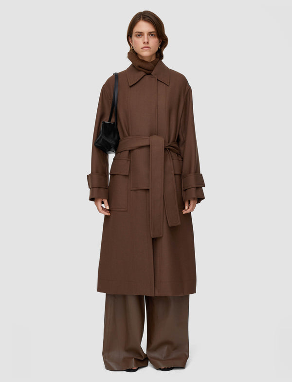 Joseph Heritage Wool Louise Coat Arabica