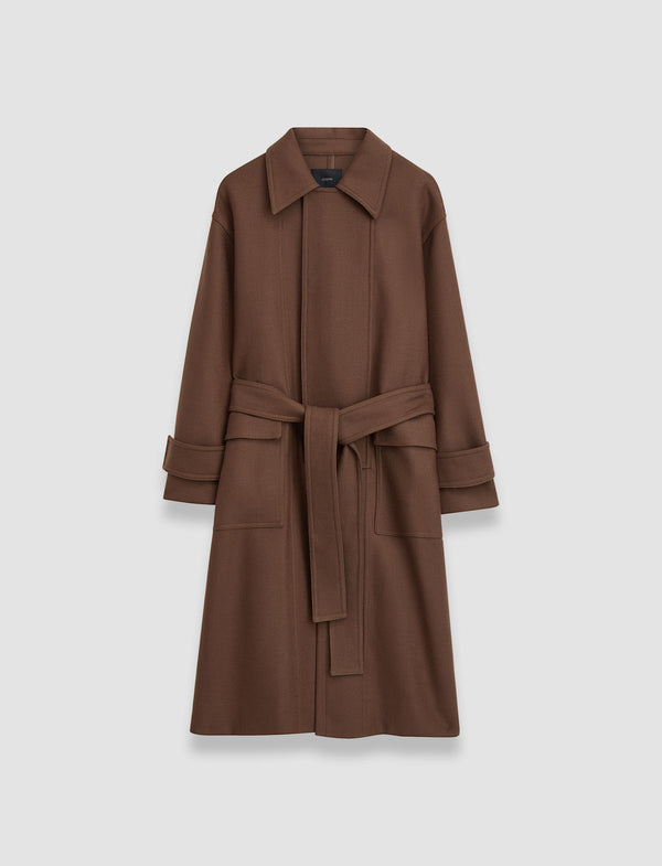 joseph Heritage Wool Louise Coat Arabica