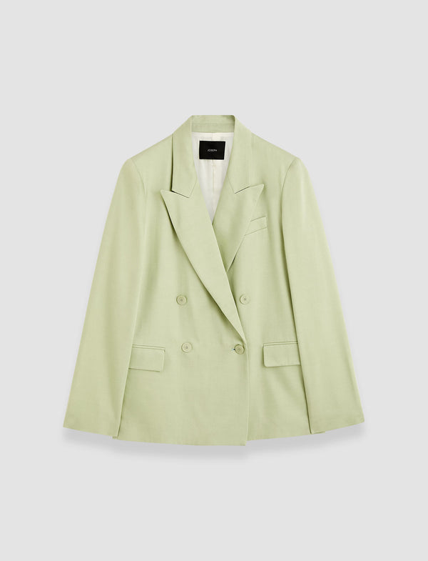 joseph Jaden Soft Viscose Tailoring Jacket Matcha