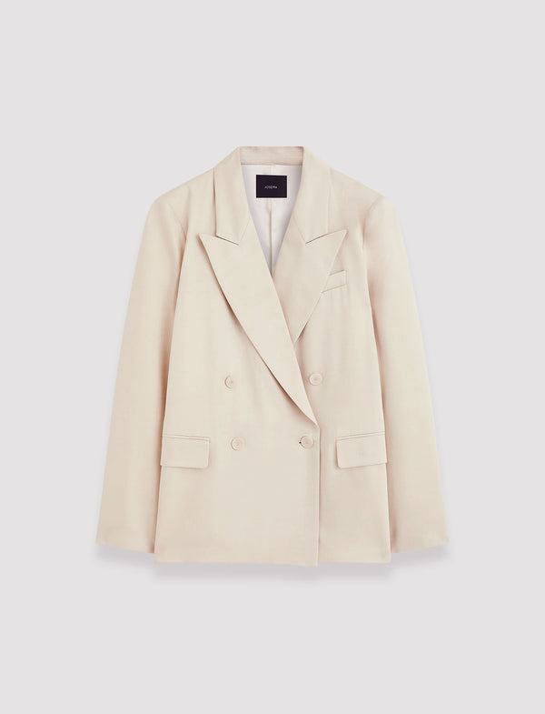 joseph Jaden Soft Viscose Tailoring Jacket Quail