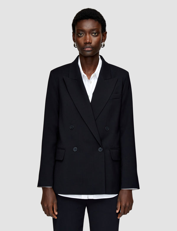 Joseph Jaden Tailoring Wool Stretch Jacket Black