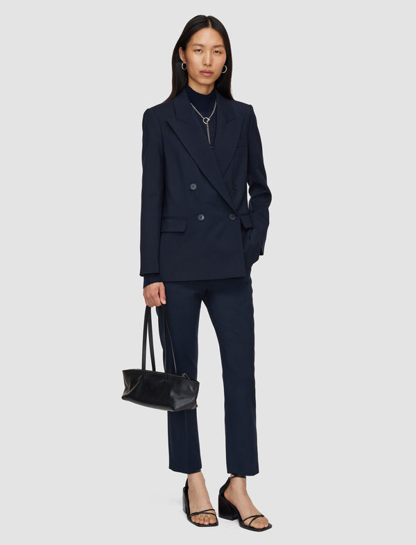 Joseph Jaden Tailoring Wool Stretch Jacket Navy