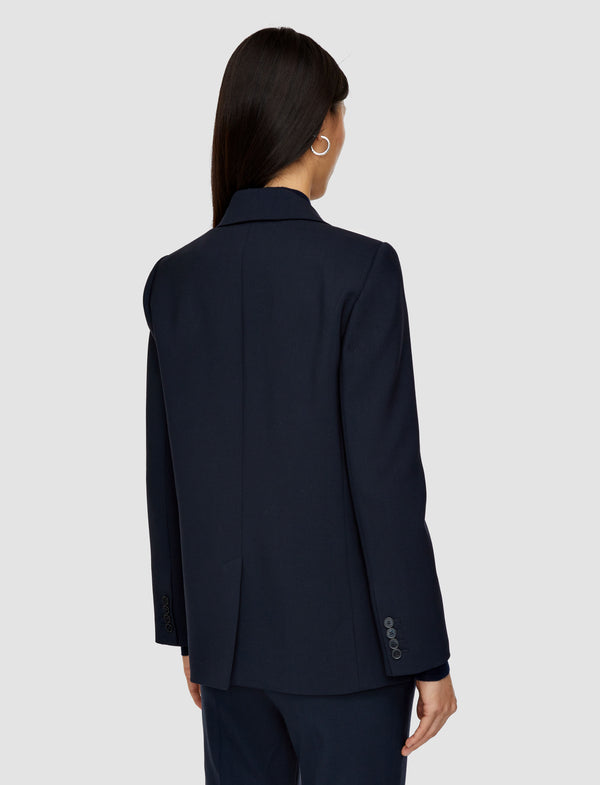 Joseph Jaden Tailoring Wool Stretch Jacket Navy