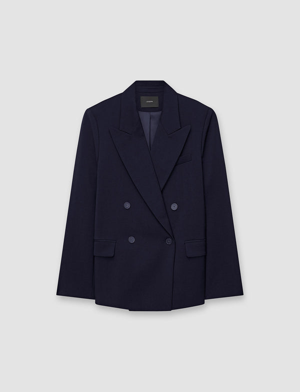 joseph Jaden Tailoring Wool Stretch Jacket Navy